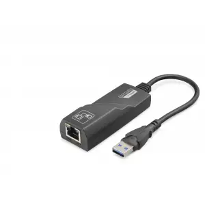 Usb 3.0 Ethernet Adaptör Gigabit - Siyah HDX7864