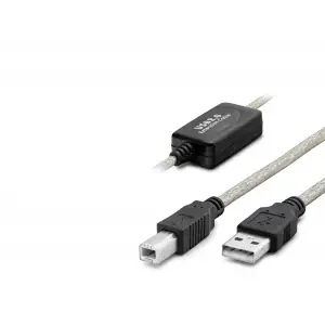 Usb Printer Kablosu 10 M - Silver Siyah HDX7559