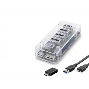 Usb Type-c 3.1 Gen1 Hub 4 Port 5 Gbps Şeffaf U336