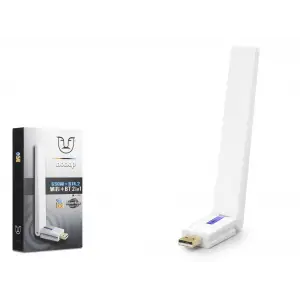 Usb Wifi + Bluetooth Adaptör Ac650 Dual Band W169