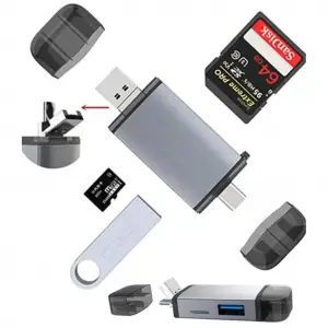 ZR428 T993A Type-C 3 İn 1 Card Reader