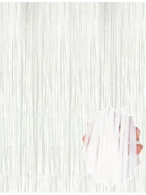 Soft Beyaz Renk Duvar ve Kapı Perdesi İthal 100x200 cm
