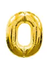 0 Rakamlı Folyo Balon Gold Renk  40 inç