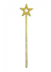 Altın Renk Yıldız Peri Asası Peri Değneği 34 cm 1 Adet
