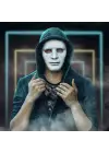 Beyaz Renk Hip Hop Anonim Jabbawockeez Dans Maskesi 18x19 cm