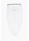 Beyaz Renk Lastikli Uzun Takma Sakal 40 cm