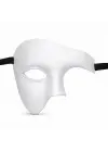 Beyaz Yarım Erkek Maske – Phantom Parti &amp; Balo Maskesi