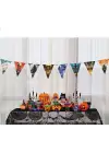 Cadılar Bayramı Halloween Flama Bayrak Banner Süs 8 li 3 Metre
