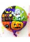 Halloween Örümcekli Kabaklı Folyo Balon 18 inç
