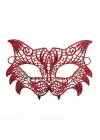 Kırmızı Dantel Masquerade Maskesi 8 No