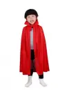 Kırmızı Renk Yakalı Pelerin Çocuk Boy 90 cm