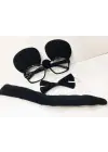Mickey Mouse Gözlüğü Papyonu Kuyruğu Seti