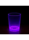 PartyGlow Neon Mor Bardak 8.5 x 10.5 cm