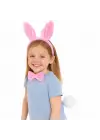 Pembe Full Tavşan Kulak Papyon Kuyruk 3&amp;#39;lü Parti Seti