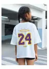 SBRD- Çocuk Unisex Baskılı T-shirt - Beyaz