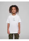 SBRD- Çocuk Unisex Baskılı T-shirt - Beyaz