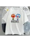 SBRD- Çocuk Unisex Baskılı T-shirt - Beyaz