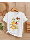 SBRD- Çocuk Unisex Baskılı T-shirt - Beyaz