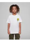 SBRD- Çocuk Unisex Baskılı T-shirt - Beyaz
