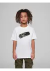 SBRD- Çocuk Unisex Baskılı T-shirt - Beyaz