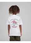 SBRD- Çocuk Unisex Baskılı T-shirt - Beyaz