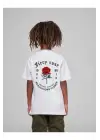 SBRD- Çocuk Unisex Baskılı T-shirt - Beyaz