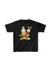 SBRD- Çocuk Unisex Baskılı T-shirt - Siyah