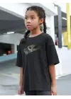 SBRD- Çocuk Unisex Baskılı T-shirt - Siyah