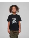 SBRD- Çocuk Unisex Baskılı T-shirt - Siyah