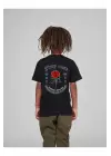 SBRD- Çocuk Unisex Baskılı T-shirt - Siyah