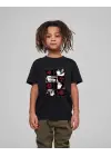 SBRD- Çocuk Unisex Baskılı T-shirt - Siyah