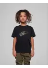 SBRD- Çocuk Unisex Baskılı T-shirt - Siyah