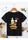 SBRD- Çocuk Unisex Baskılı T-shirt - Siyah