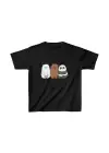 SBRD- Çocuk Unisex Baskılı T-shirt - Siyah