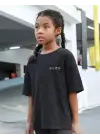 SBRD- Çocuk Unisex Baskılı T-shirt - Siyah