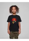 SBRD- Çocuk Unisex Baskılı T-shirt - Siyah