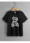 SBRD- Çocuk Unisex Baskılı T-shirt - Siyah