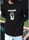 SBRD- Erkek 3 İplik Pamuklu Kışlık Bisiklet Yaka Baskılı Sweatshirt - Siyah