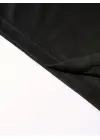 SBRD- Erkek Baskılı Tişört Kısa Kol Bisiklet Yaka Oversize T-shirt - Siyah