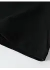 SBRD- Erkek Baskılı Tişört Kısa Kol Bisiklet Yaka Oversize T-shirt - - Siyah