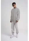 SBRD- Erkek Bisikilet Yaka 3 İplik Pamuklu Sweatshirt - Gri