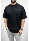 SBRD- Erkek Premium Tişört Osy Yumuşak Dokulu Yıkamalı Oversize T-shirt - Siyah