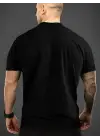 SBRD- Erkek Tişört Araba Baskılı Kısa Kol T-shirt - Siyah