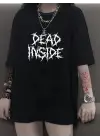 SBRD- Kadın T-shirt Bisiklet Yaka Oversize Kısa Kollu Tişört - Siyah