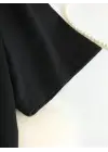 SBRD- Kadın T-shirt ıve Got Your Back Basklı Tişört - Siyah