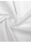 SBRD- Kadın Tişört Newtro Baskılı Oversize Bisiklet Yaka T-shirt - Beyaz