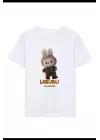 SBRD- Kız Çocuk Baskılı T-shirt - Beyaz