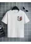 SBRD- Unisex Çocuk Baskılı T-shirt - Beyaz