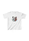 SBRD- Unisex Çocuk Baskılı T-shirt - Beyaz