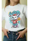 SBRD- Unisex Oversize 24/1 Penye Dtf Baskılı Tişört - Dtf107